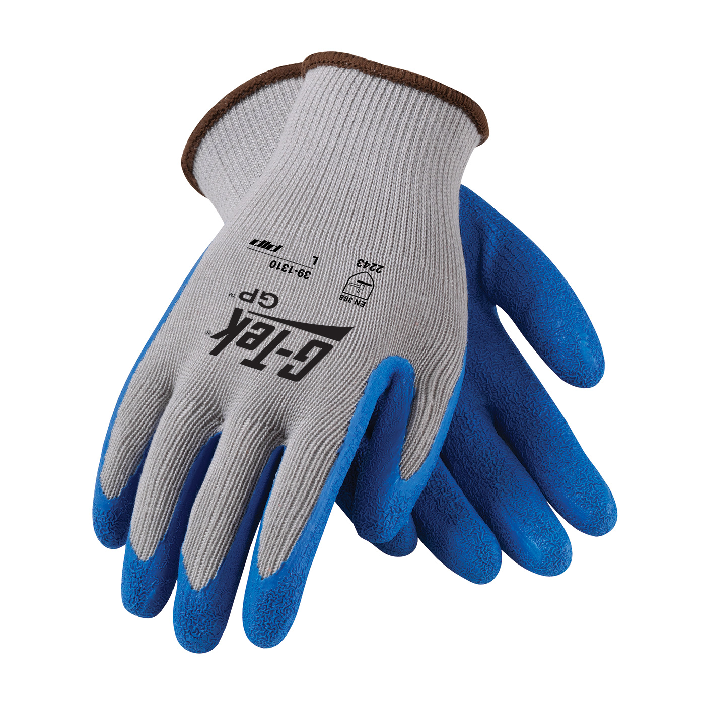 G-TEK FORCE MEDIUM COTTON POLYESTER KNIT GLOVE W/ LATEX