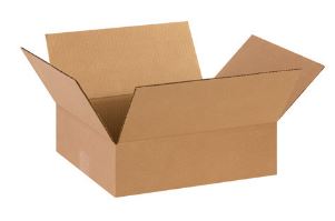 14 X 12 X 4&quot;  FLAT CORRUGATED  BOXES 25BUNDLE
