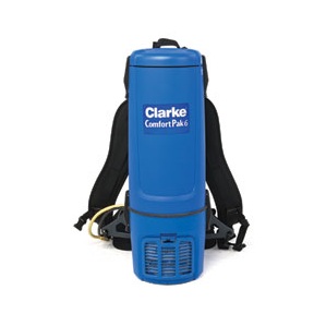 CLARKE COMFORT PAK 6 QT BACK PACK VACUUM W/ TOOL KIT