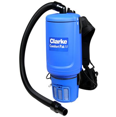 CLARKE COMFORT PAK 10 QT BACK PACK VACUUM W/ TOOL KIT 