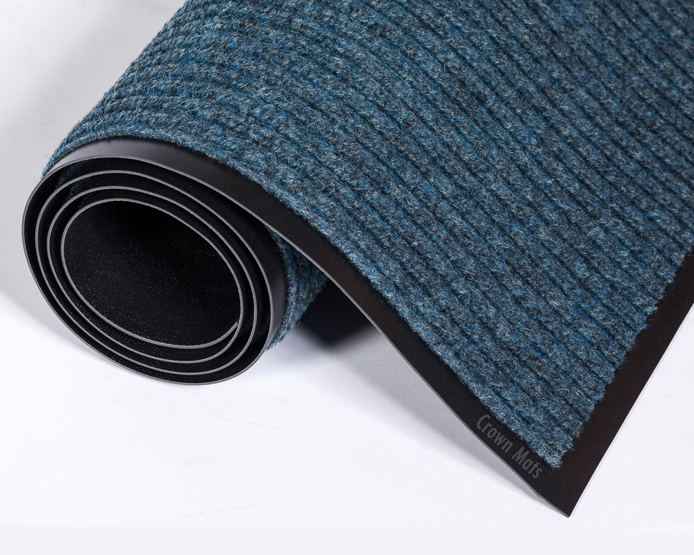 3&#39; X 5&#39; #235 NEEDLE-RIB WIPER/SCRAPER MAT BLUE