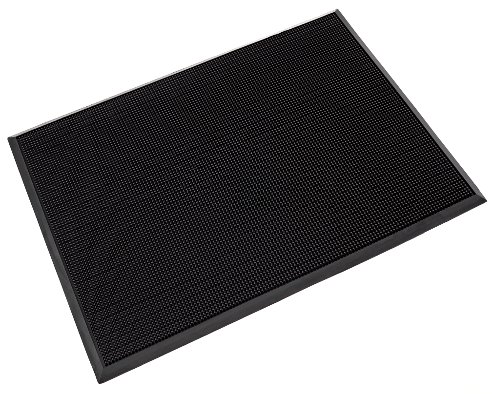 CROWN #100 36&quot; X 60&quot; BLACK MAT  A DOR HEAVY TRAFFIC OUTDOOR 