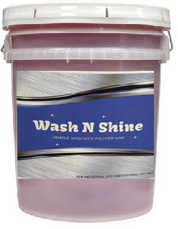 WASH N SHINE VEHICLE WASH &amp; WAX 5GAL 1PL
