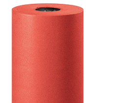 36&quot; 50LB RED KRAFT PAPER ROLL 1RL
