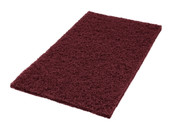 SSS 14&quot;X32&quot; ECO 1000 MAROON STRIP-PREP FLOOR PAD 10CS