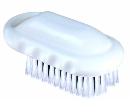 5&quot; DELUXE HAND &amp; NAIL BRUSH WHITE 1EA / 12CS