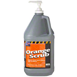 ORANGE SCRUB CITRUS HAND CLEANER W/ PUMP TOP 1GAL 4CS